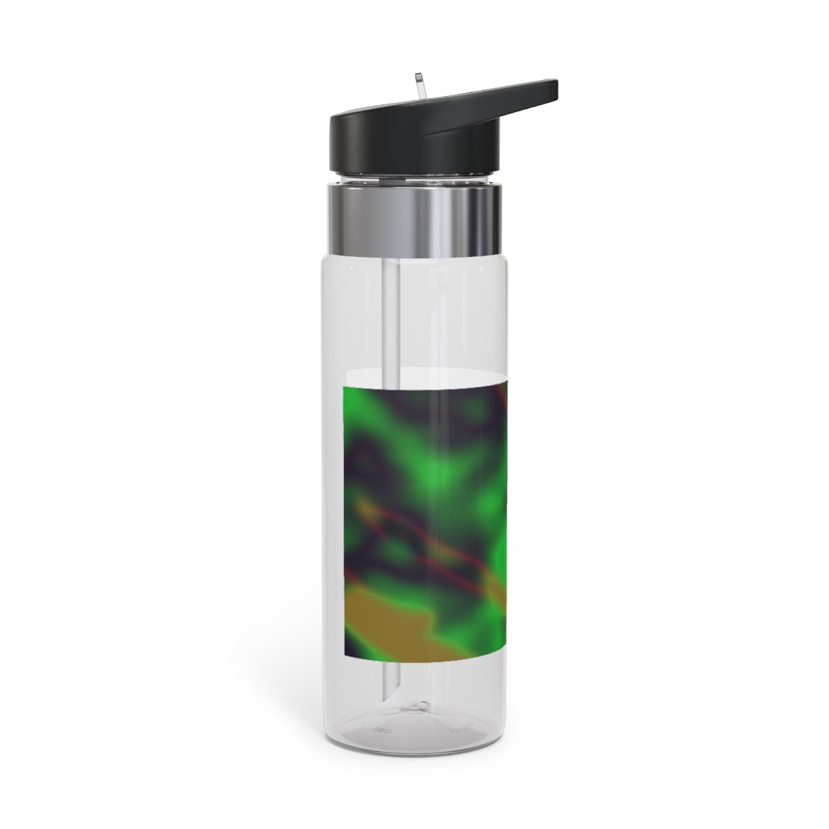 Colorful Painting Kensington Tritan™ Sport Bottle, 20oz with a vibrant design, screw-on lid, and carabiner hook for easy attachment.