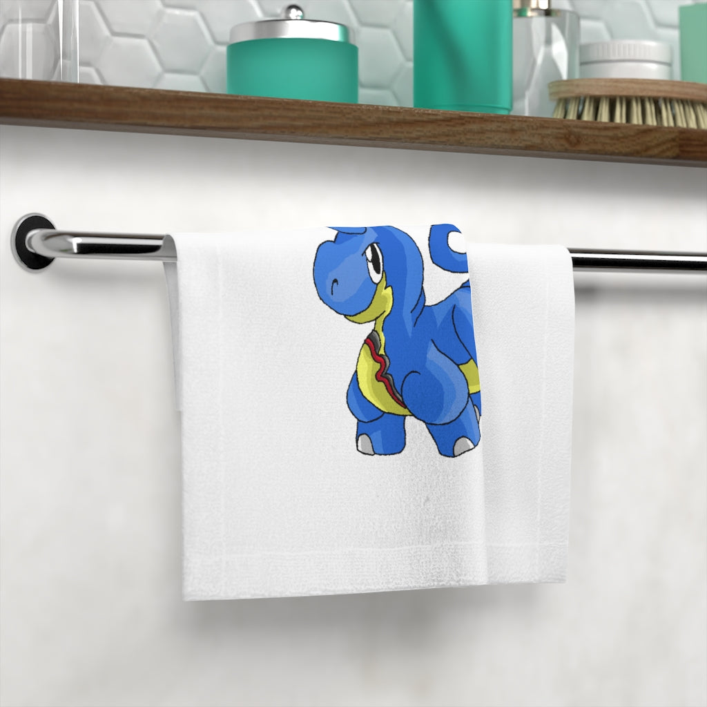 Corteneir Face Towel featuring a customizable polyester front and soft cotton back, ideal for personal designs.