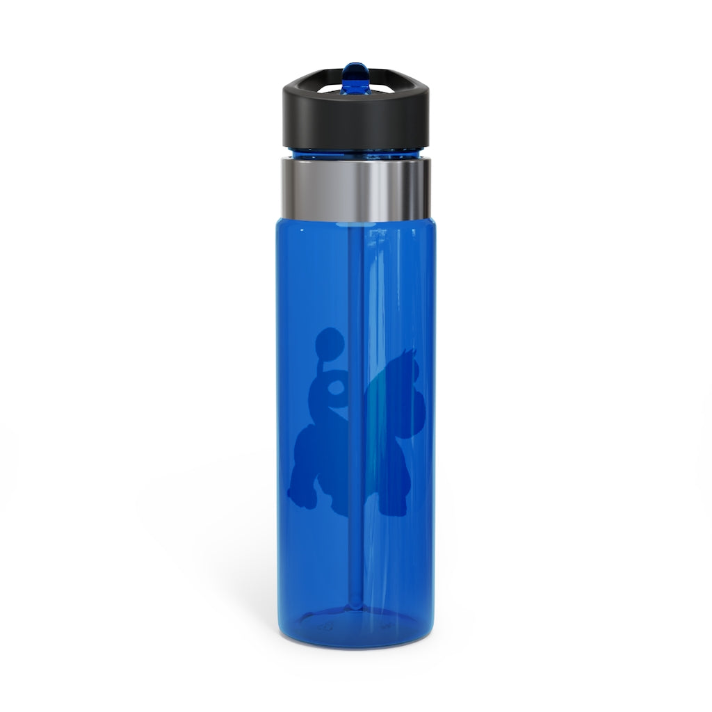 Corteneir Kensington Tritan™ Sport Bottle in vibrant colors with a carabiner hook, showcasing its durable design and spill-resistant lid.