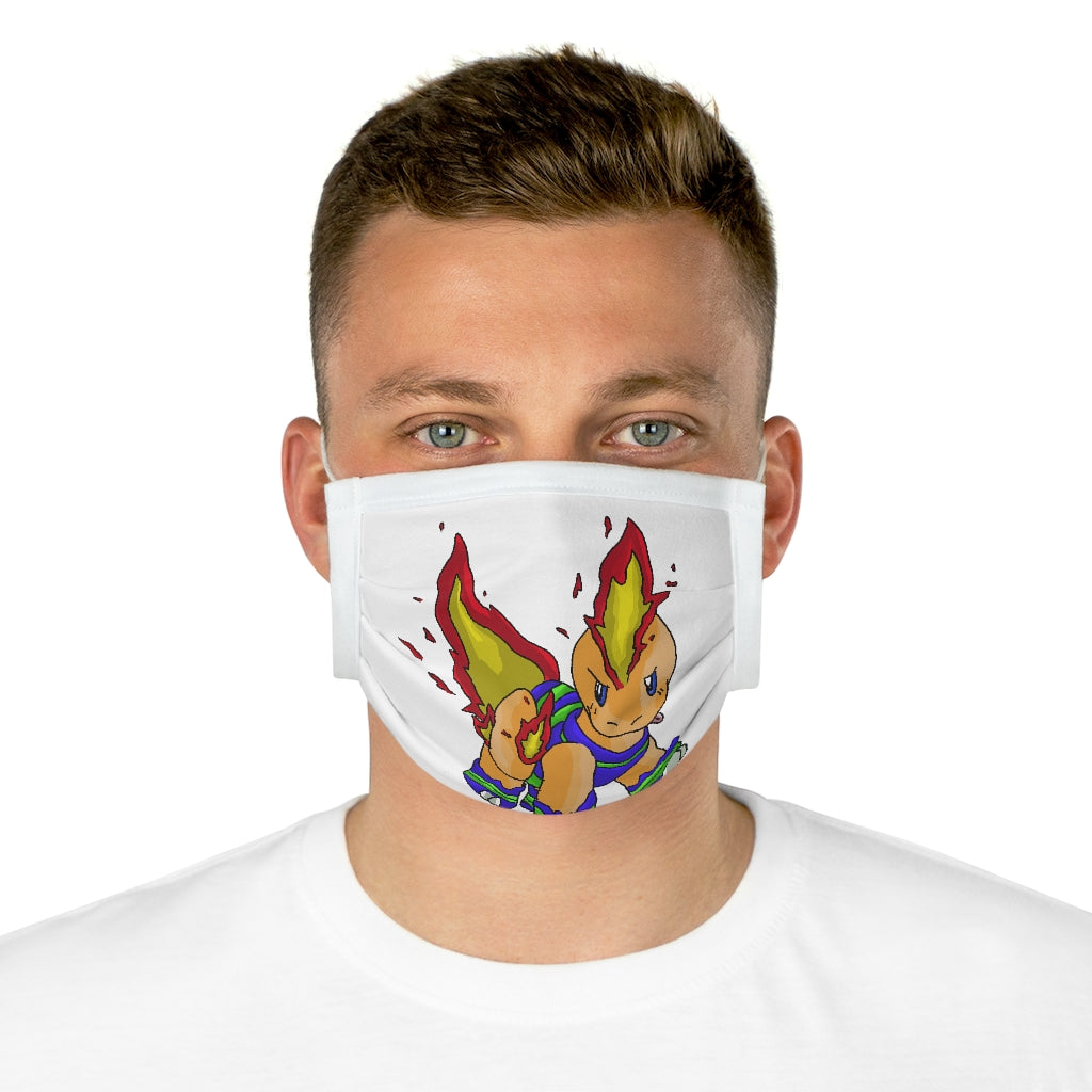 Corteness Cotton Face Mask featuring unique motifs and adjustable earloops, made from 100% cotton for comfort and style.