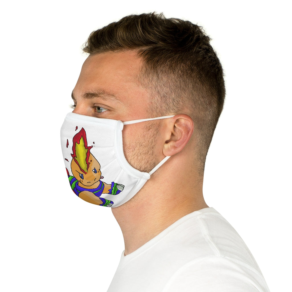 Corteness Cotton Face Mask featuring unique motifs and adjustable earloops, made from 100% cotton for comfort and style.