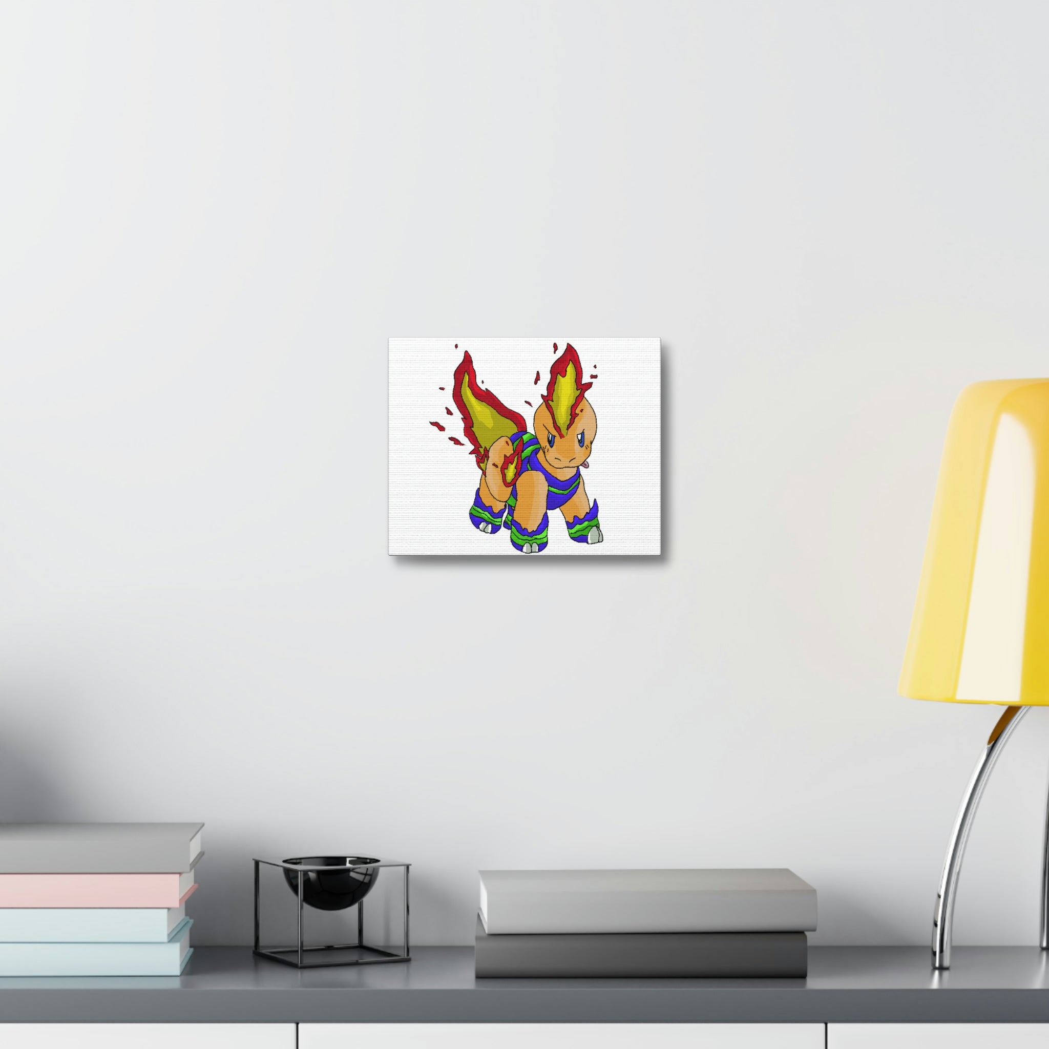 Corteness Stretched Canvas featuring vibrant artwork stretched on a sturdy wooden frame, ideal for indoor decoration.