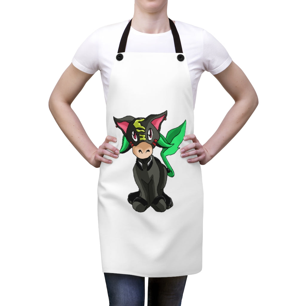 Corteon Apron featuring a stylish design with black detachable twill straps, perfect for cooking and backyard cookouts.