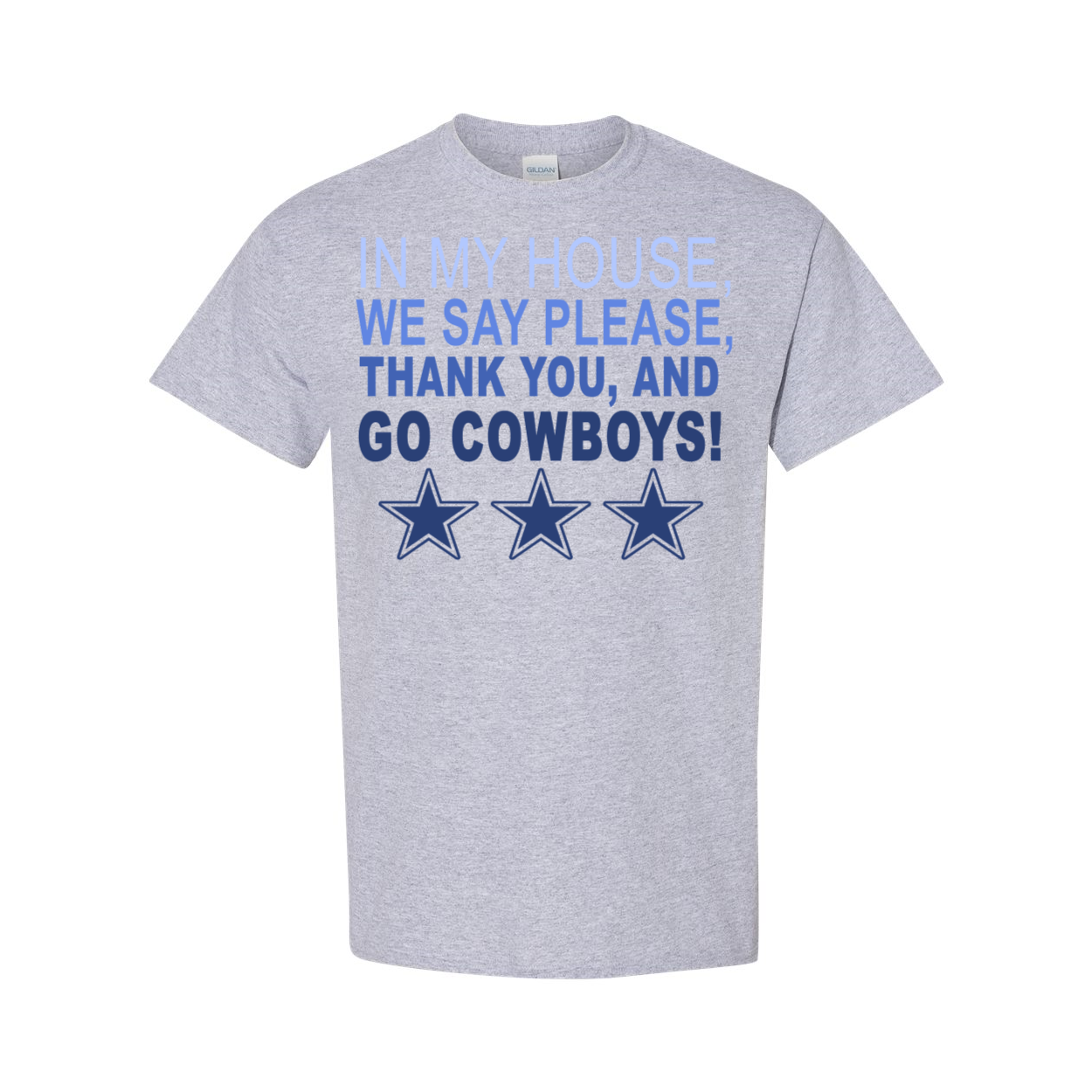 A stylish Cowboys Remake T-shirt displayed in various colors, showcasing its comfortable fabric and quality stitching.