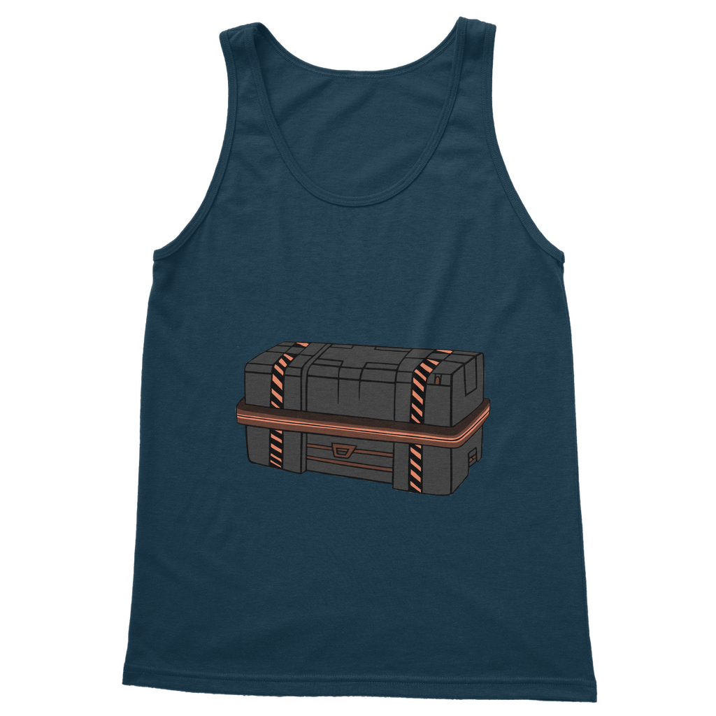 Crate Classic Adult Vest Top in various colors, showcasing its unisex design and comfortable fit.