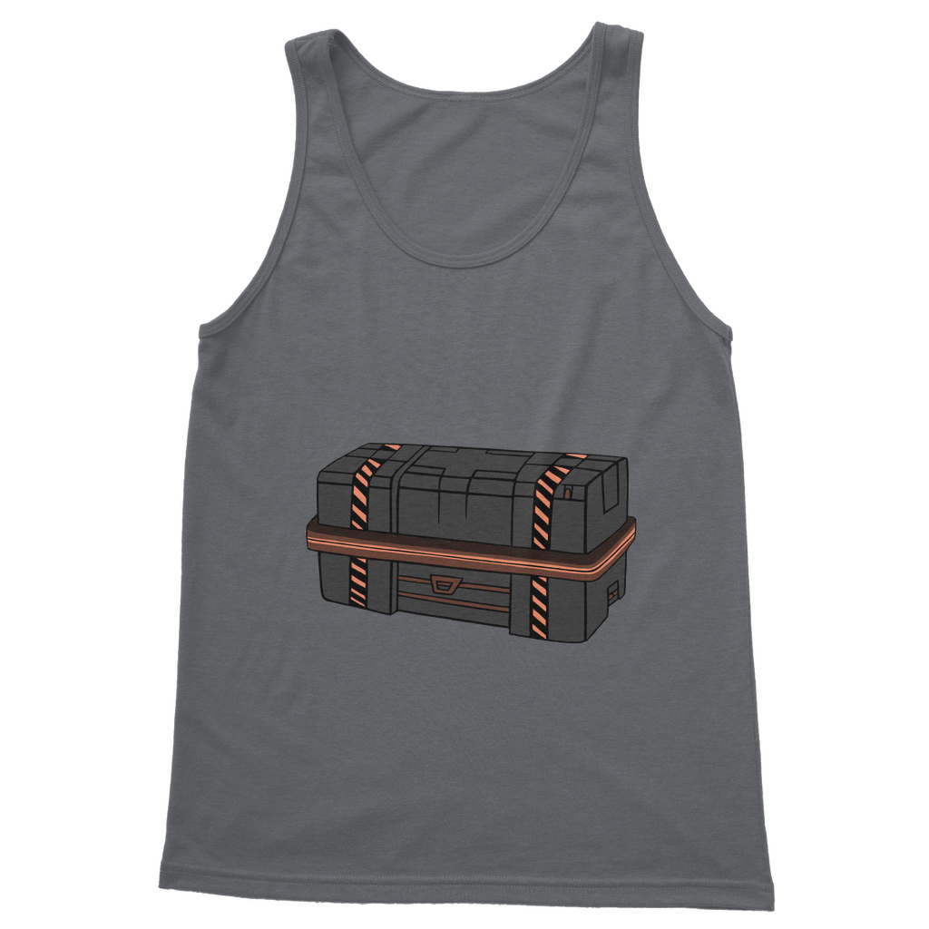 Crate Classic Adult Vest Top in various colors, showcasing its unisex design and comfortable fit.