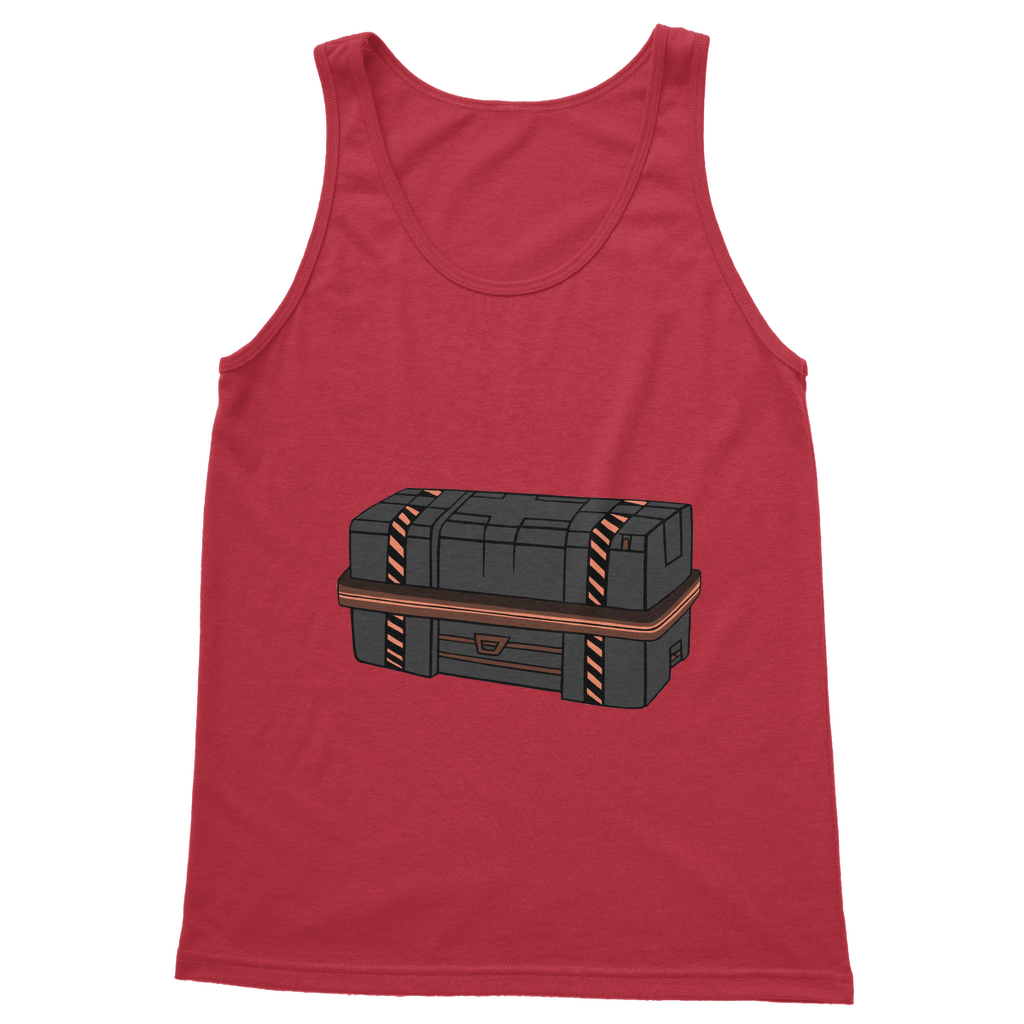 Crate Classic Adult Vest Top in various colors, showcasing its unisex design and comfortable fit.