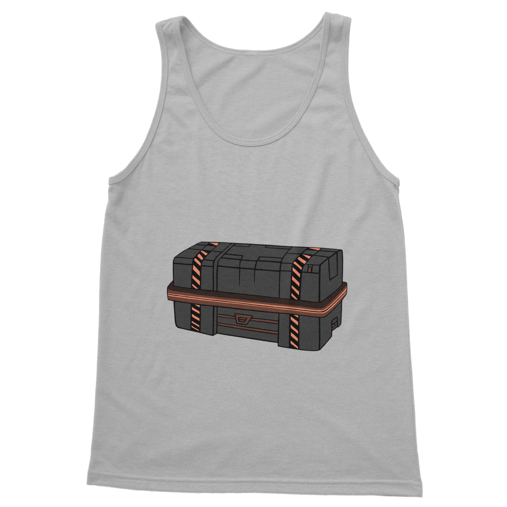 Crate Classic Adult Vest Top in various colors, showcasing its unisex design and comfortable fit.