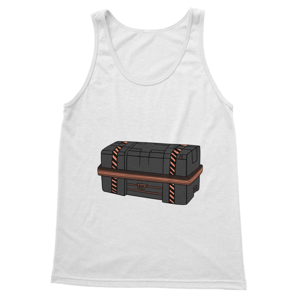 Crate Classic Adult Vest Top in various colors, showcasing its unisex design and comfortable fit.