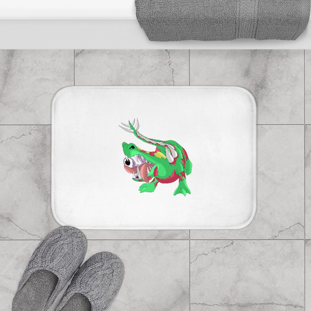 Crawnawsome Bath Mat featuring anti-slip backing and stylish design in a bathroom setting.