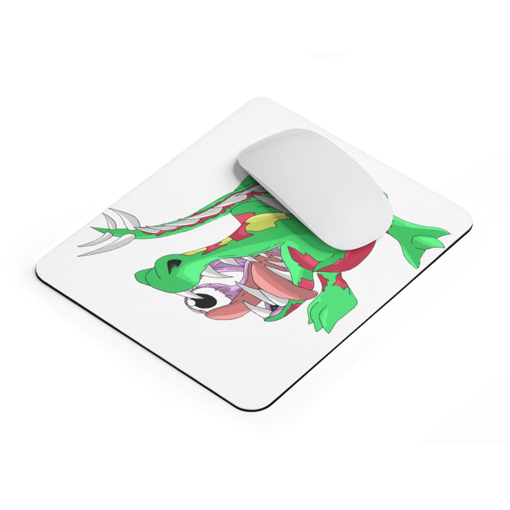 Crawnawsome Mousepad featuring a vibrant full print design on a smooth Neoprene surface, ideal for enhancing desk aesthetics.