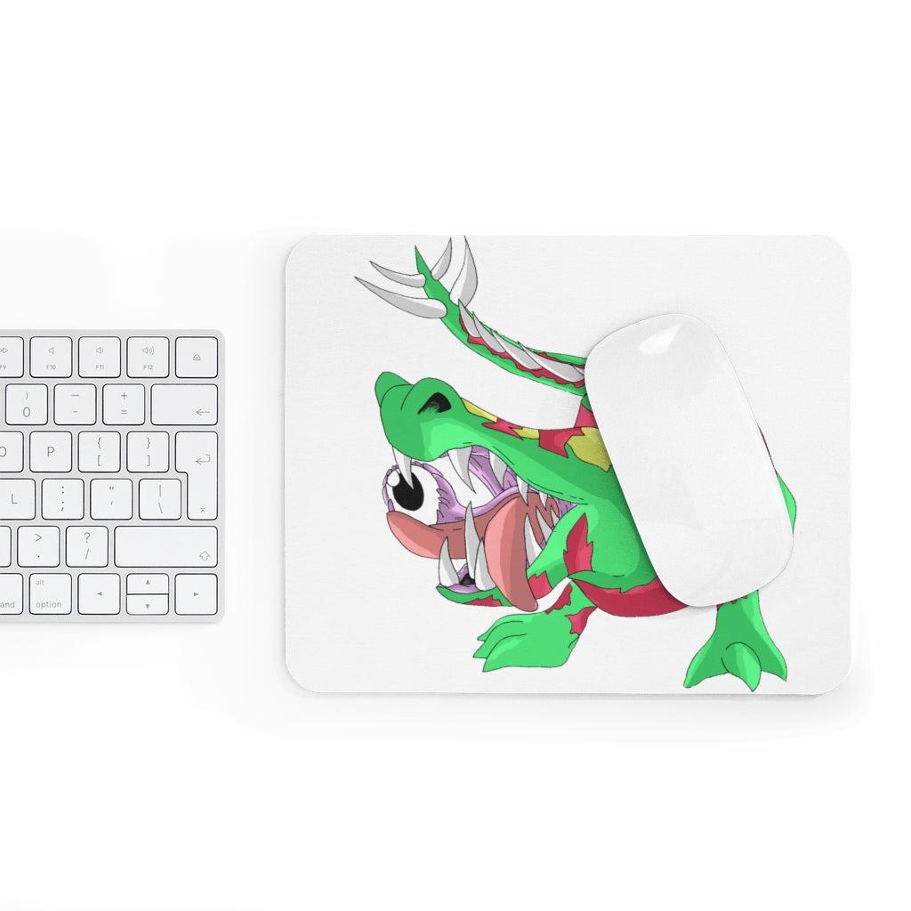 Crawnawsome Mousepad featuring a vibrant full print design on a smooth Neoprene surface, ideal for enhancing desk aesthetics.