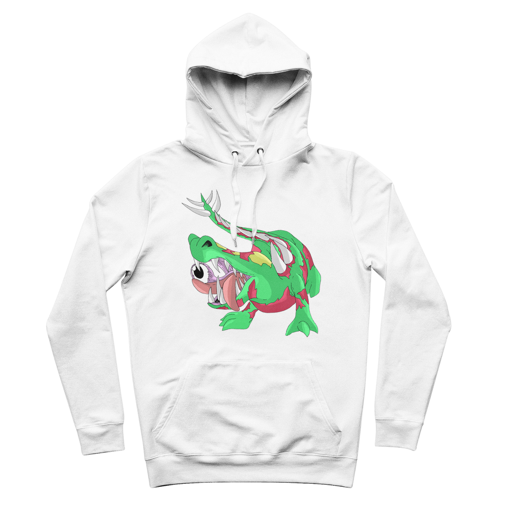 Crawnawsome Premium Adult Hoodie in various colors with adjustable hood and kangaroo pocket, showcasing its soft fabric and stylish design.