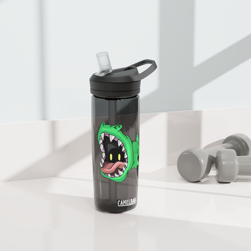 CamelBak Eddy® Water Bottle in crock color, available in 20oz and 25oz sizes, featuring a spill-proof biting valve and easy-carry handle.