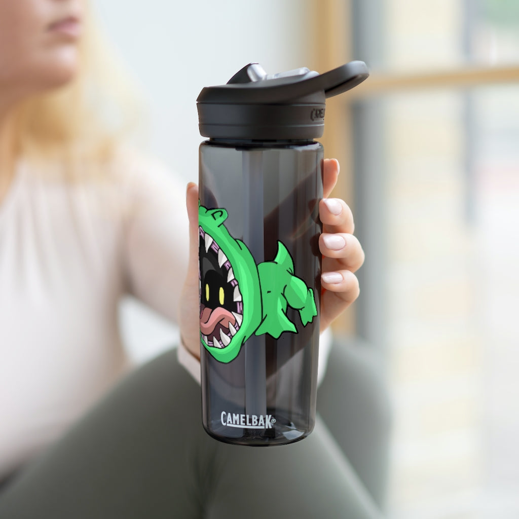 CamelBak Eddy® Water Bottle in crock color, available in 20oz and 25oz sizes, featuring a spill-proof biting valve and easy-carry handle.