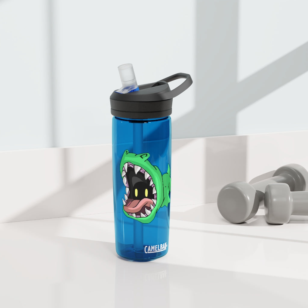 CamelBak Eddy® Water Bottle in crock color, available in 20oz and 25oz sizes, featuring a spill-proof biting valve and easy-carry handle.