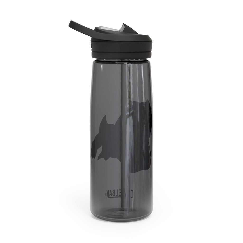 CamelBak Eddy® Water Bottle in crock color, available in 20oz and 25oz sizes, featuring a spill-proof biting valve and easy-carry handle.