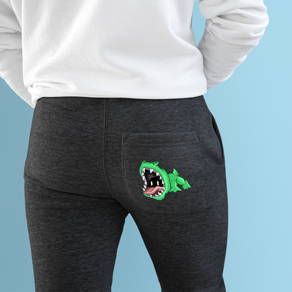 Crock Premium Fleece Joggers featuring customizable back pocket and spacious side pockets, made from soft fleece material.