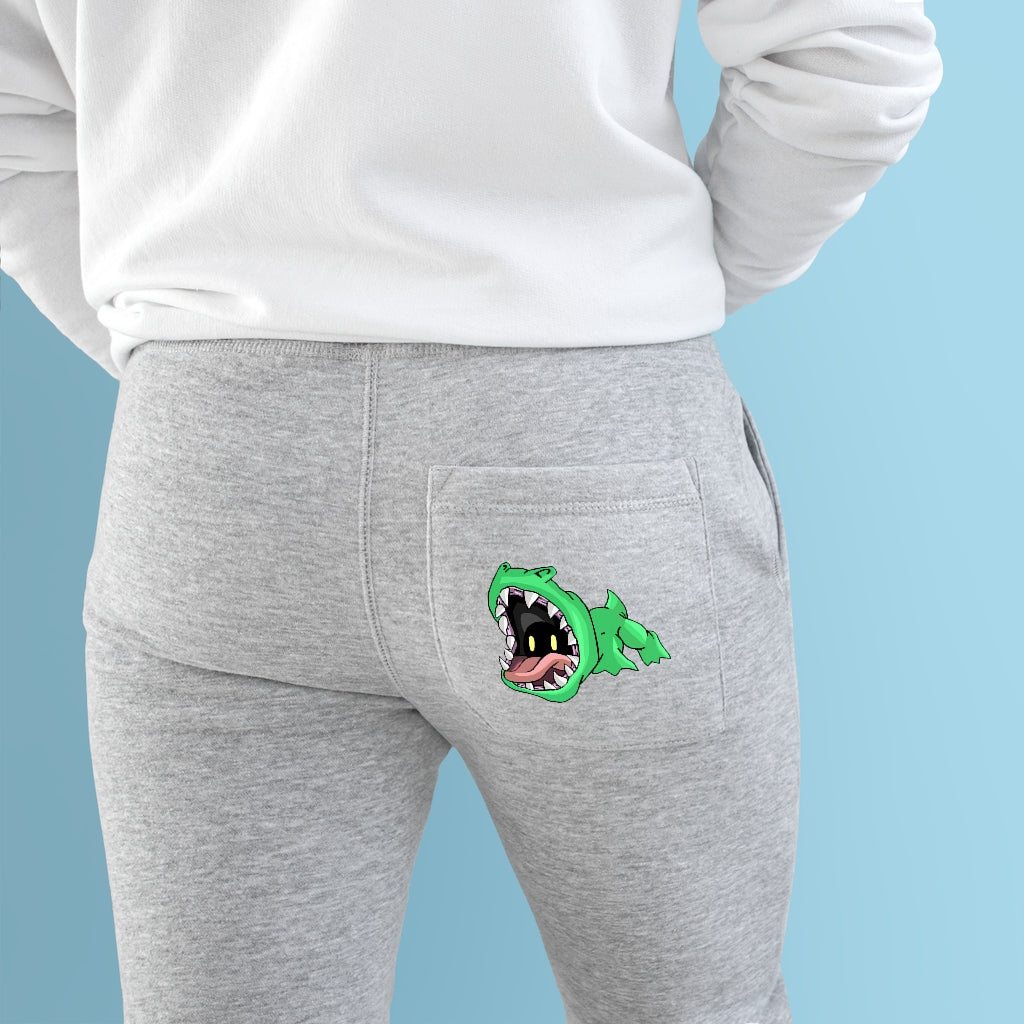 Crock Premium Fleece Joggers featuring customizable back pocket and spacious side pockets, made from soft fleece material.