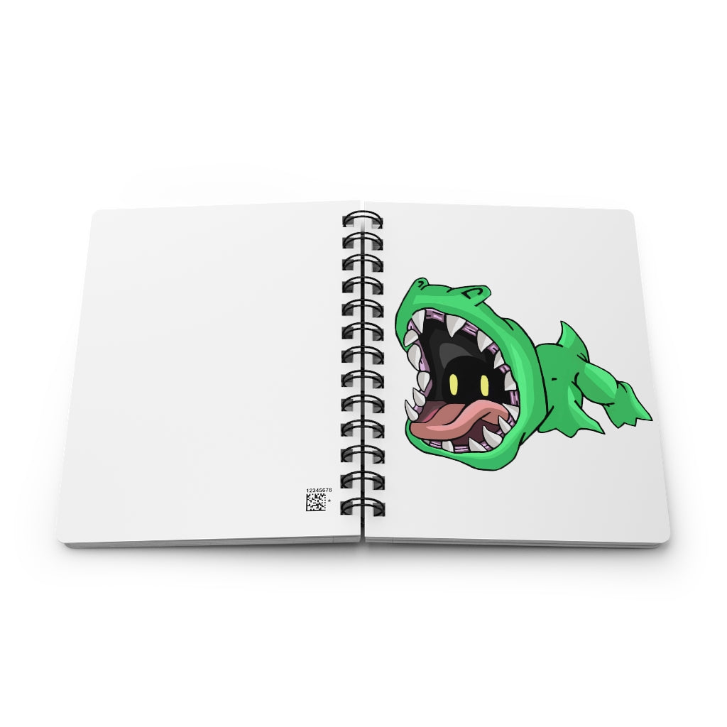 Crock Spiral Bound Journal with glossy laminated cover and lined pages, perfect for writing dreams and ideas.