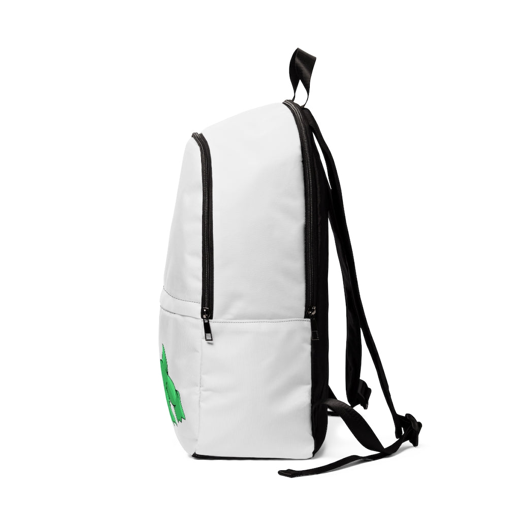 Crock Unisex Fabric Backpack in soft nylon, showcasing adjustable straps and padded back panel, ideal for school and travel.