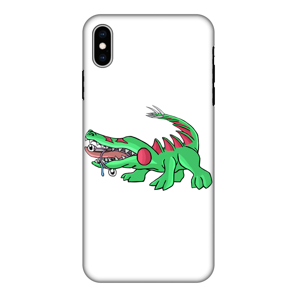 Crocodilas Fully Printed Tough Phone Case showcasing vibrant designs and dual-layer protection.