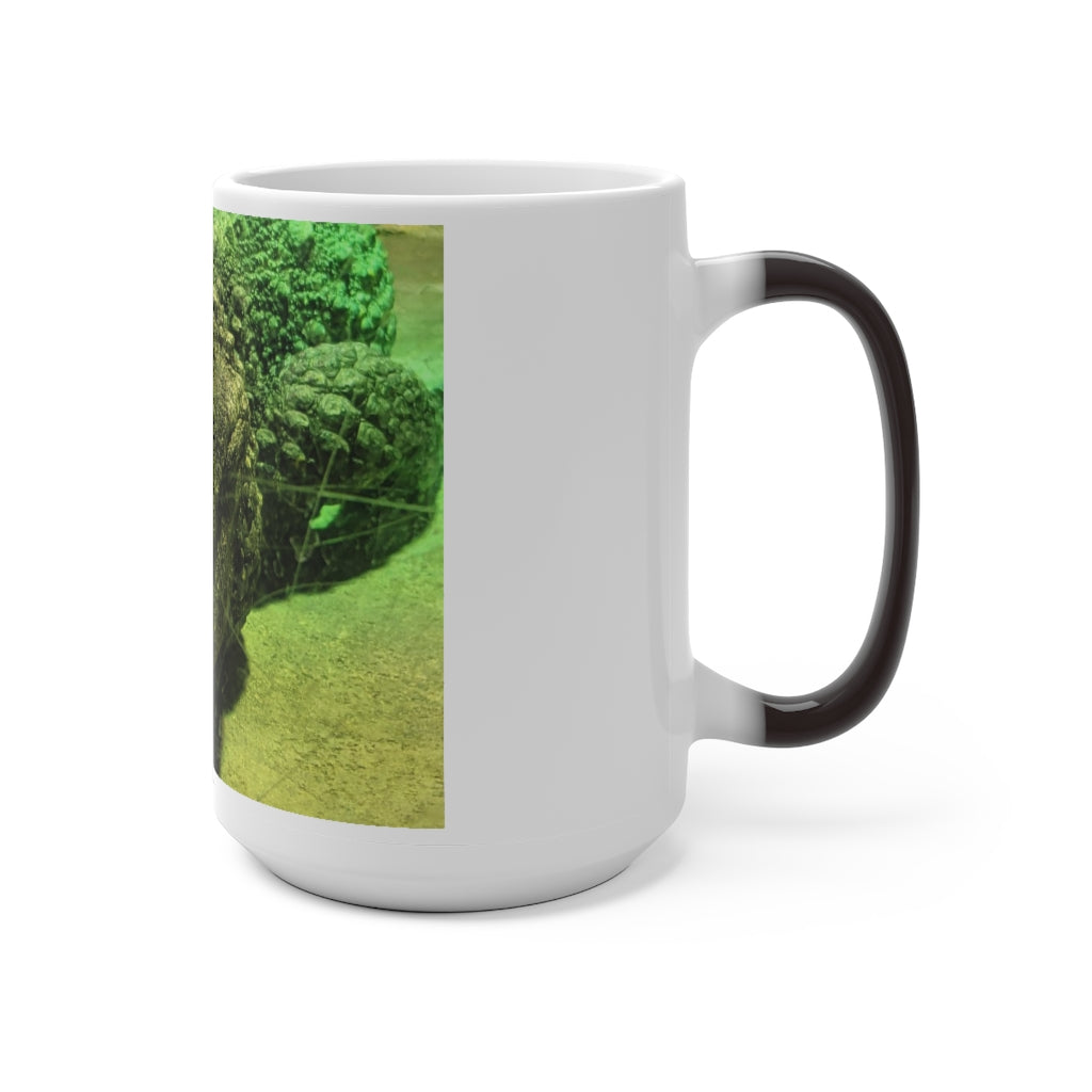 Crocodile Color Changing Mug showcasing its vibrant color transformation with a whimsical crocodile design.