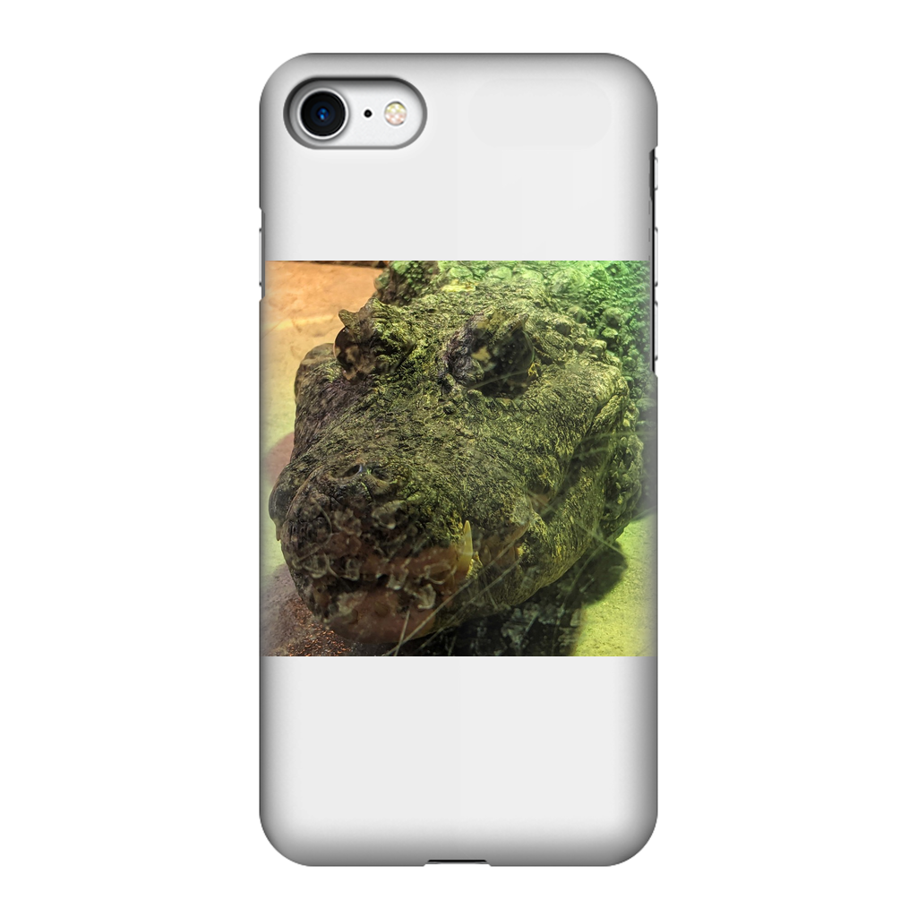 Crocodiles Fully Printed Tough Phone Case showcasing vibrant crocodile design with dual-layer protection.