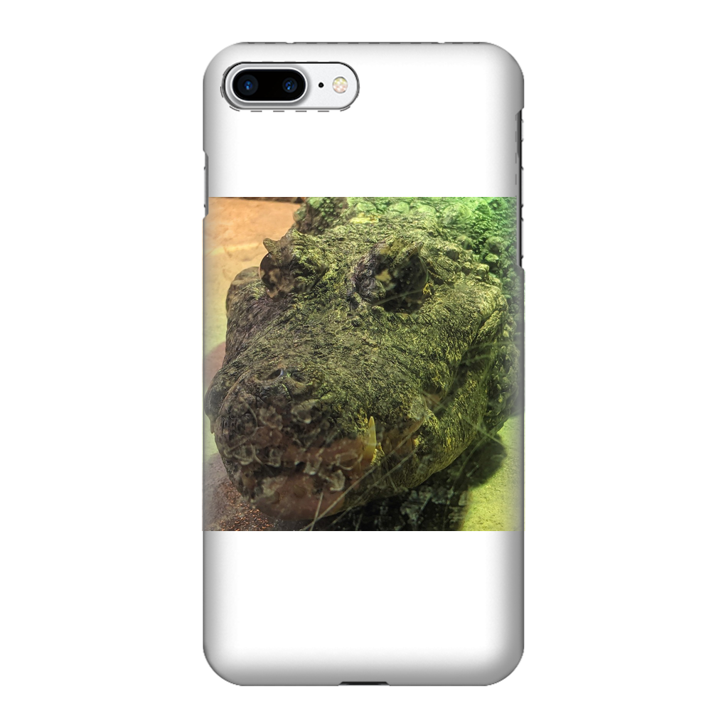 Crocodiles Fully Printed Tough Phone Case showcasing vibrant crocodile design with dual-layer protection.