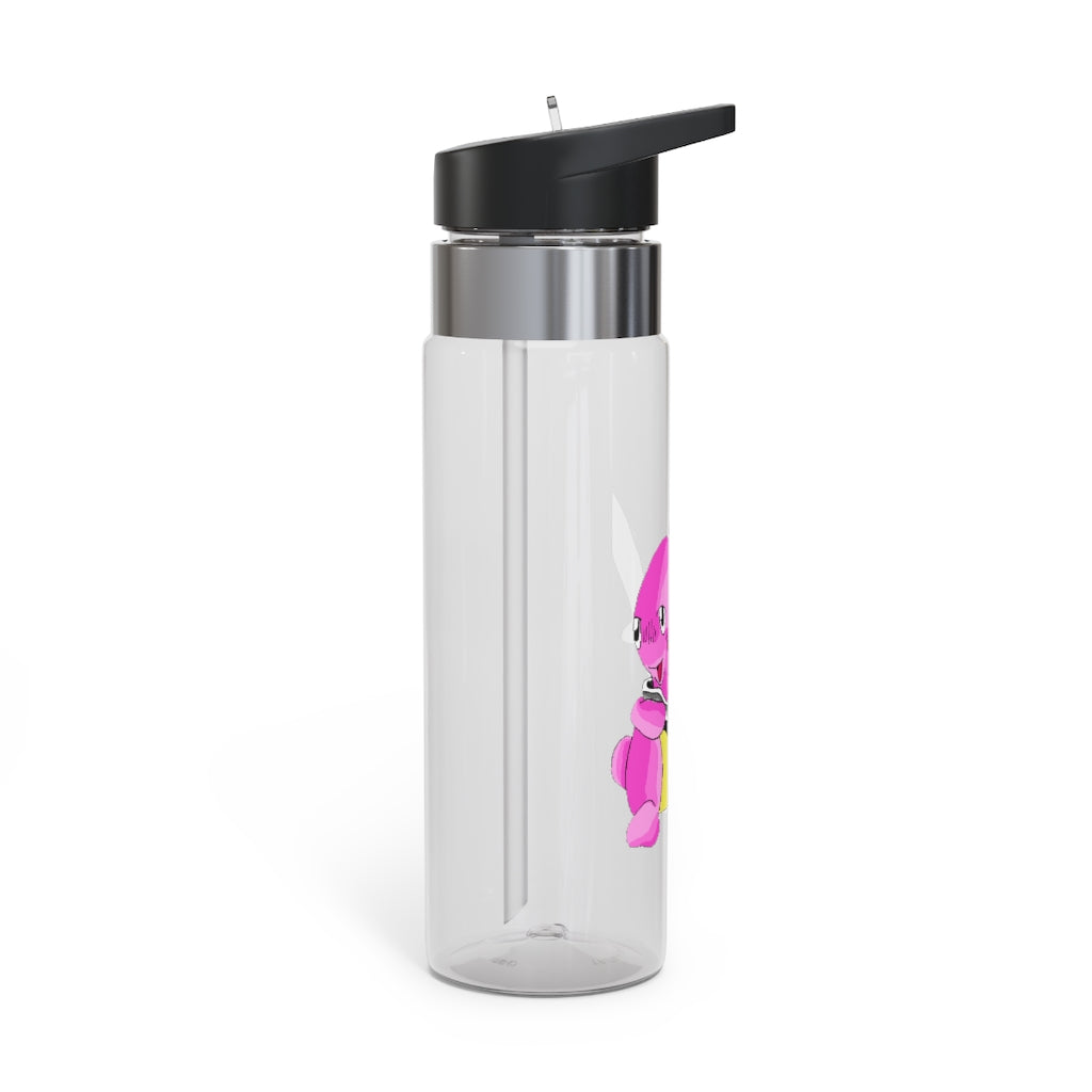 Curswordsman Kensington Tritan™ Sport Bottle in vibrant colors with a carabiner hook, showcasing its sleek design and spill-resistant lid.