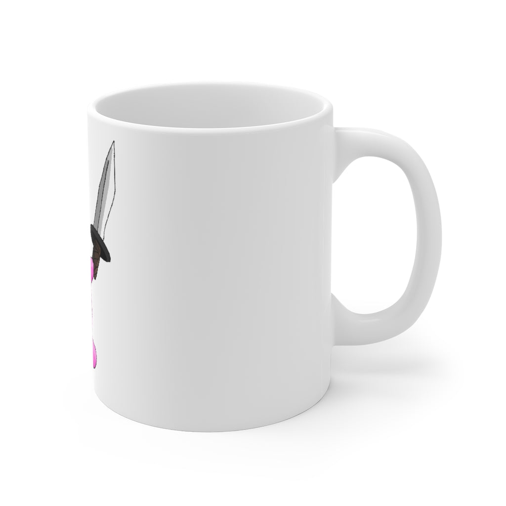 Curswordsman Mug - Small 11oz with scratch-resistant finish and easy-grip handle, perfect for coffee or tea.