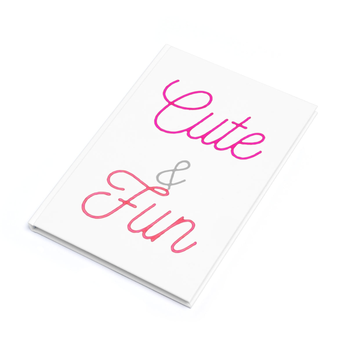 Cute and Fun Hardcover Journal in A5 size with vibrant wraparound design and durable hard cover.