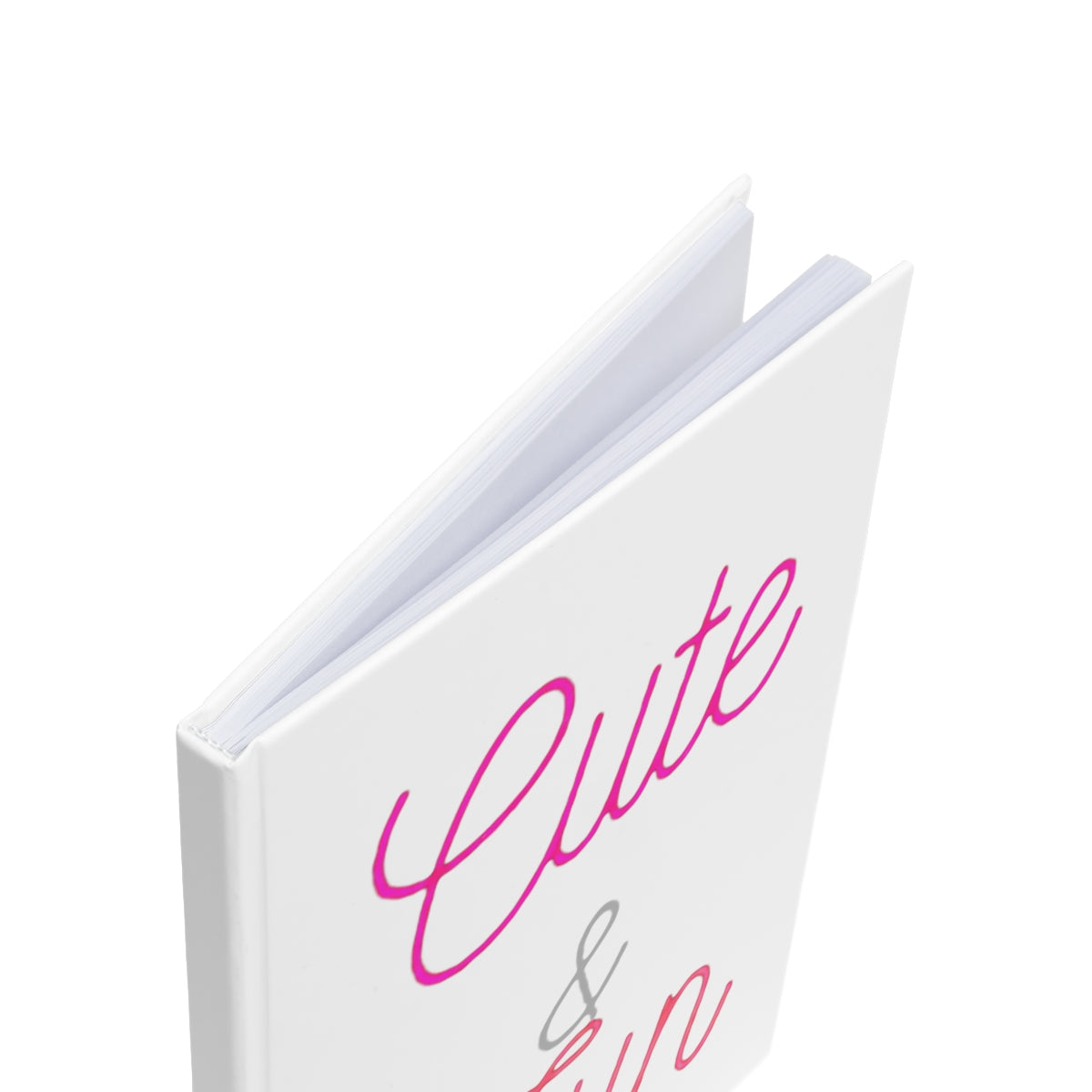 Cute and Fun Hardcover Journal in A5 size with vibrant wraparound design and durable hard cover.