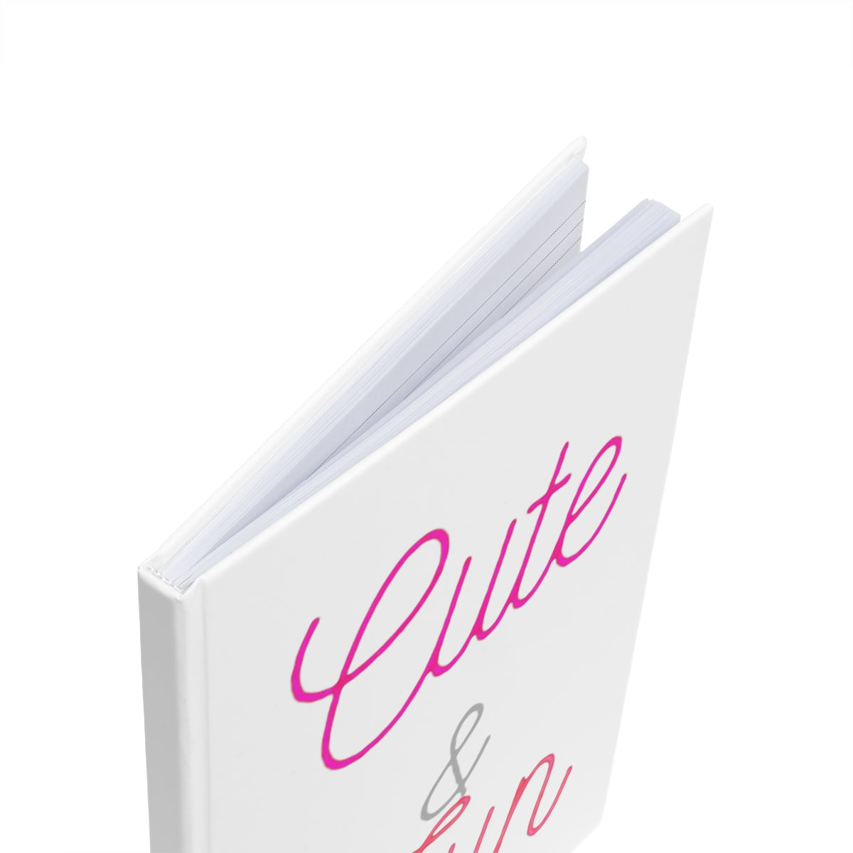 Cute and Fun Hardcover Journal in A5 size with vibrant wraparound design and durable hard cover.