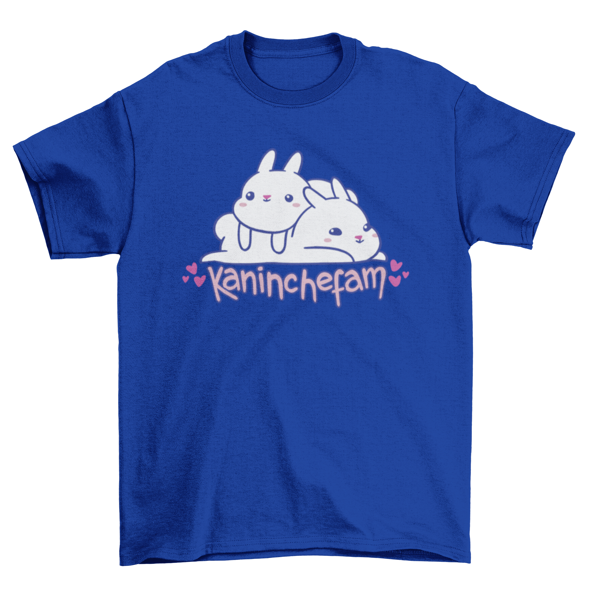 Cute rabbit animal friends t-shirt featuring two bunnies with a German quote.