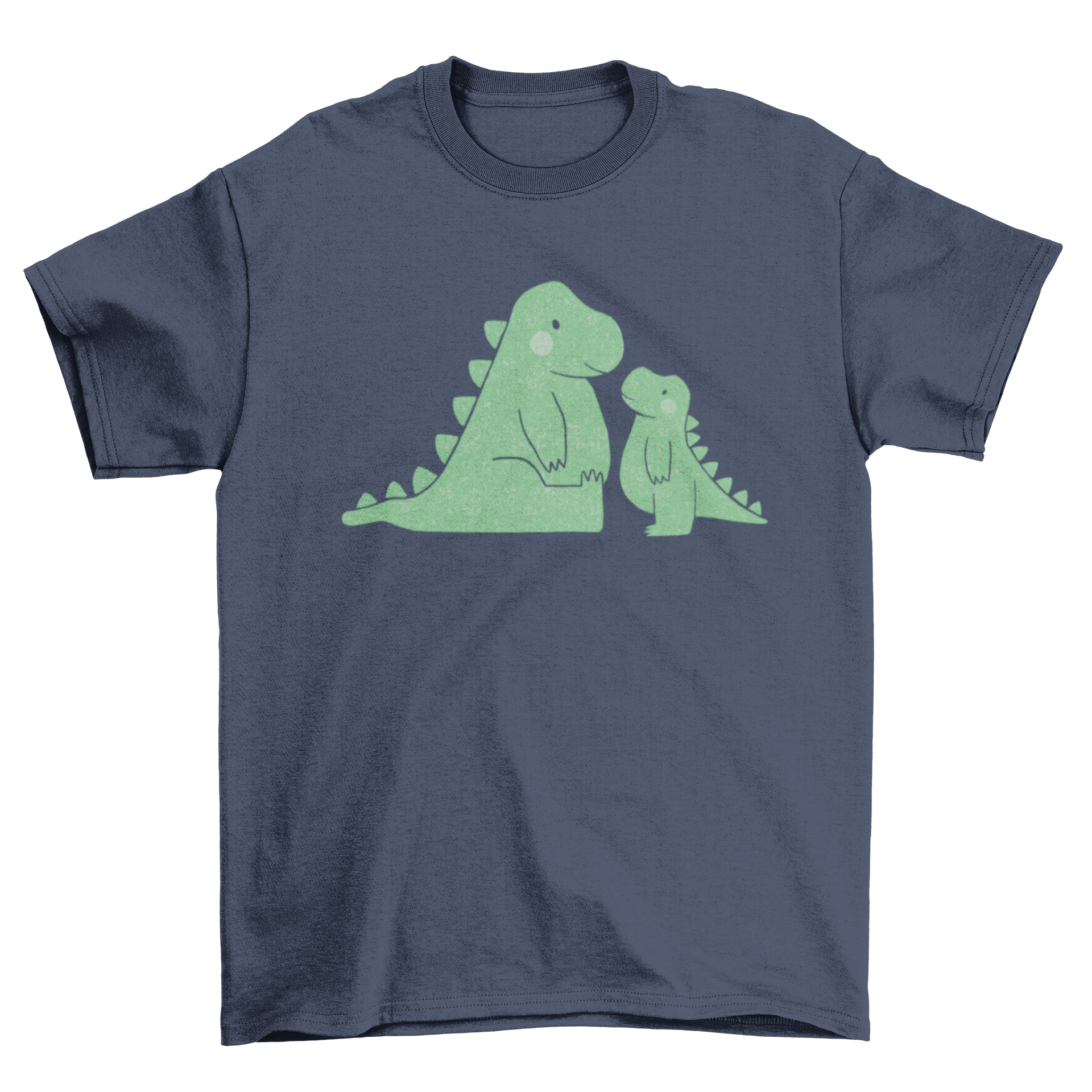 Cute T-Rexs T-Shirt featuring two adorable dinosaurs looking at each other, perfect for dinosaur lovers.