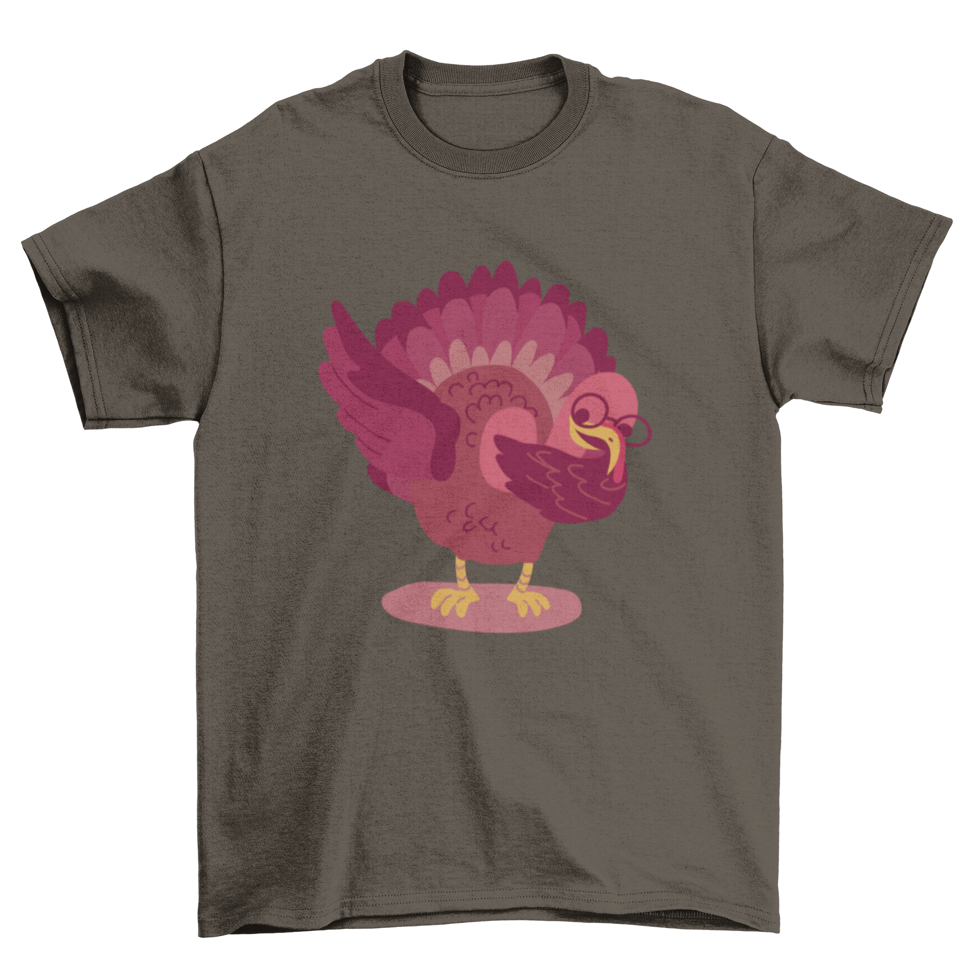 A playful t-shirt featuring a turkey doing the dab dance, perfect for Thanksgiving celebrations.