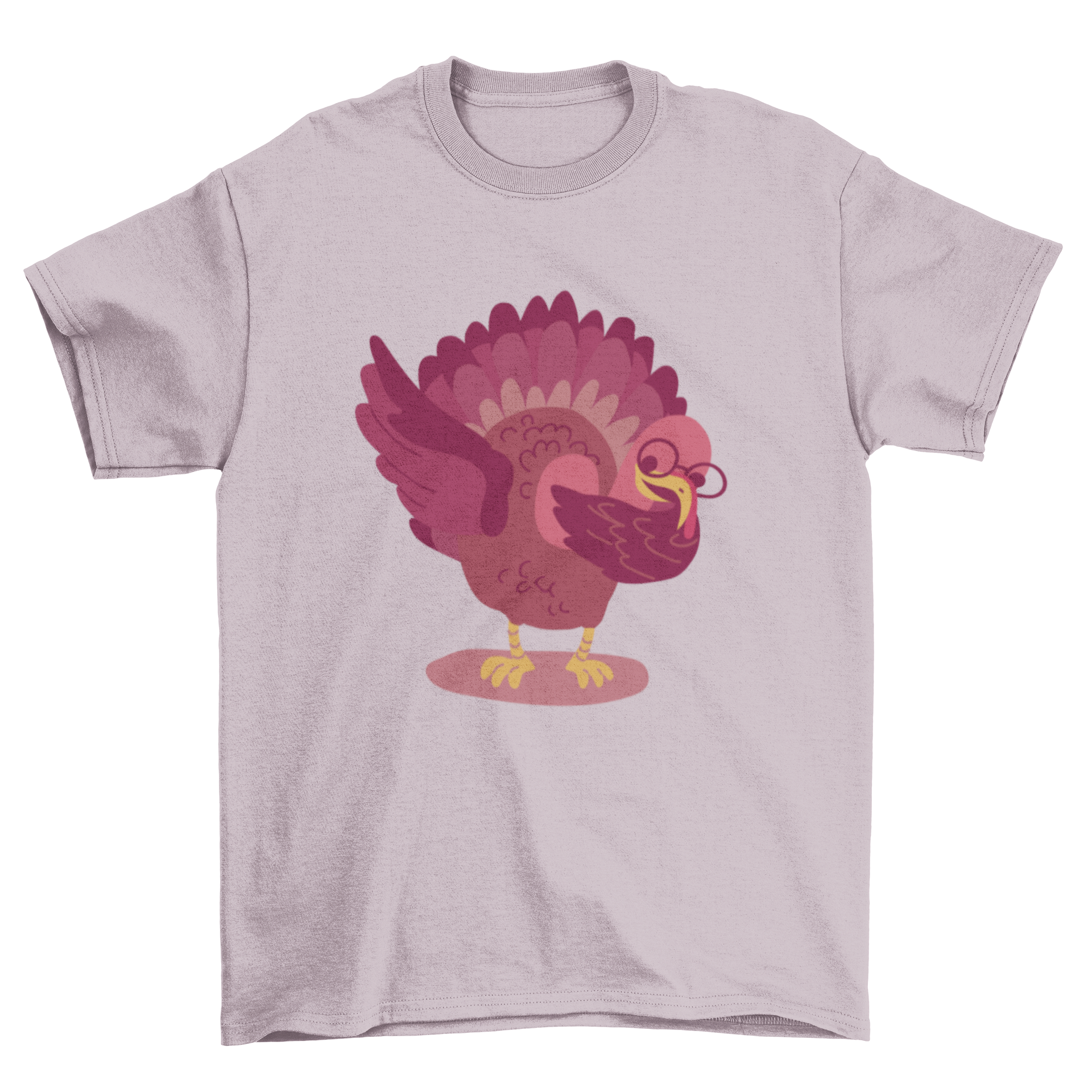 A playful t-shirt featuring a turkey doing the dab dance, perfect for Thanksgiving celebrations.