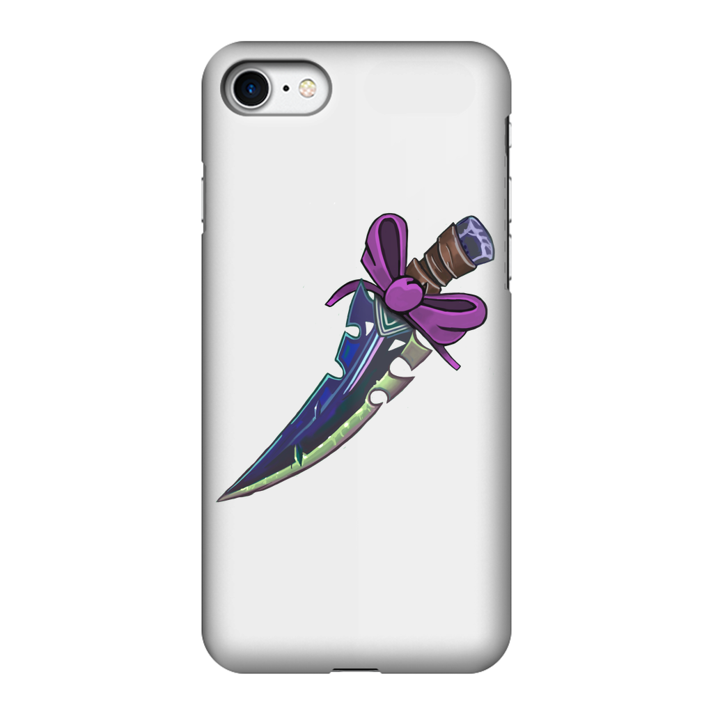 Dagger Tough Phone Case featuring dual-layer protection with rubber interior and hard outer shell, showcasing vibrant sublimation print.