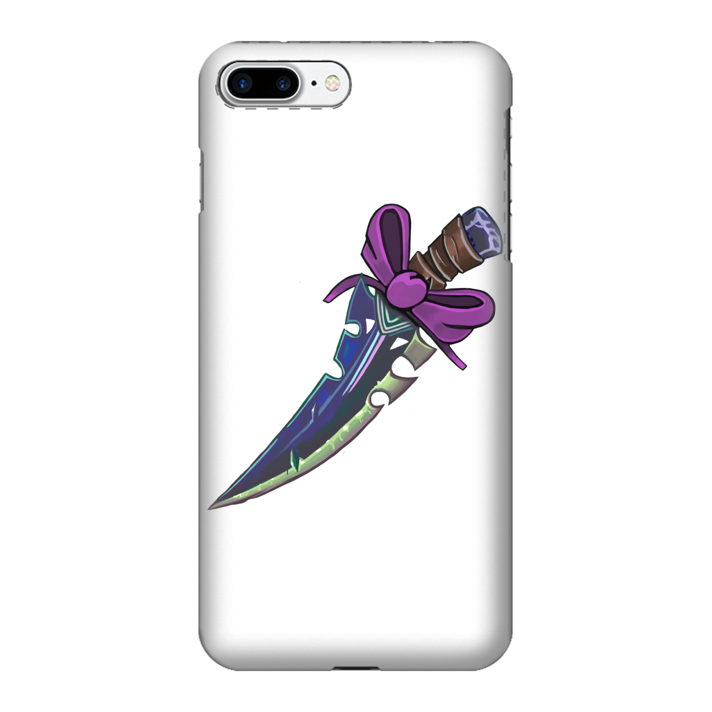 Dagger Tough Phone Case featuring dual-layer protection with rubber interior and hard outer shell, showcasing vibrant sublimation print.