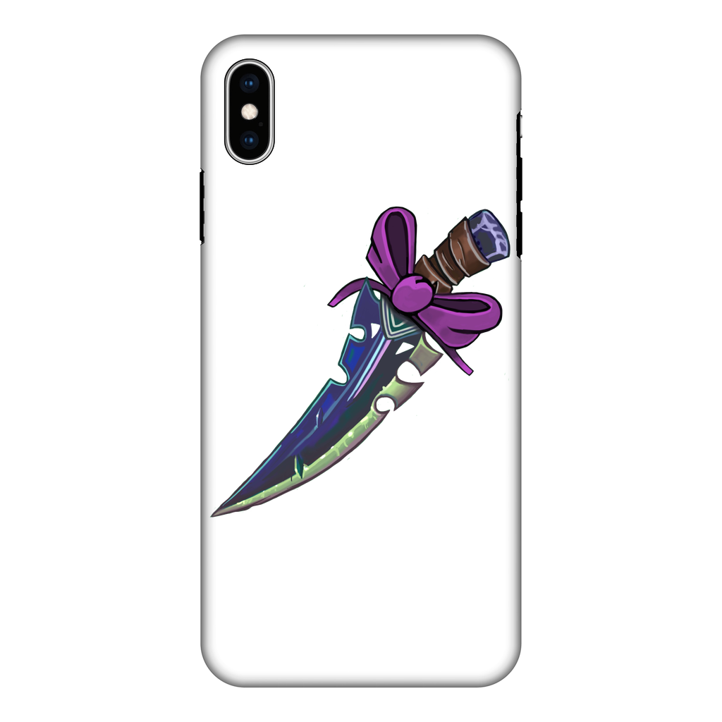 Dagger Tough Phone Case featuring dual-layer protection with rubber interior and hard outer shell, showcasing vibrant sublimation print.