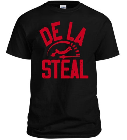 De La Steal shirt featuring a stylish design inspired by baseball's fastest player, perfect for fans.