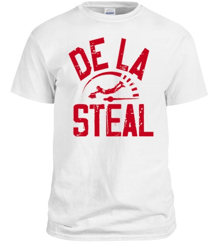 De La Steal shirt featuring a stylish design inspired by baseball's fastest player, perfect for fans.