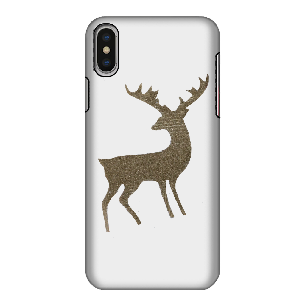 Deer Fully Printed Tough Phone Case showcasing vibrant design and dual-layer protection.