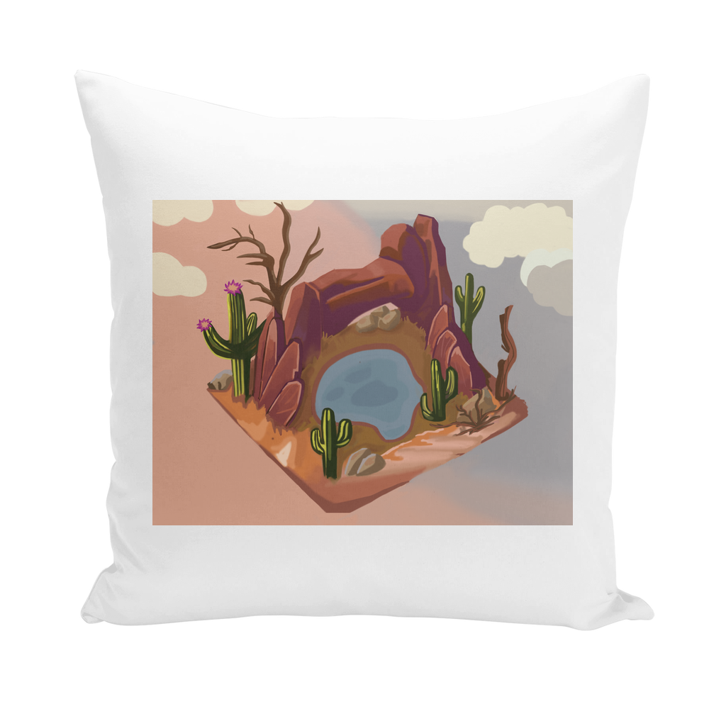 Desert Rocks Throw Pillows featuring linen, canvas, and suede styles in various colors and textures, perfect for home decor.