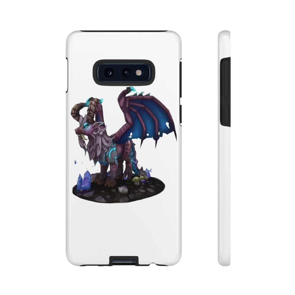 Deviant Dungeon Lurker Tough Case showcasing vibrant design and dual-layer protection for smartphones.