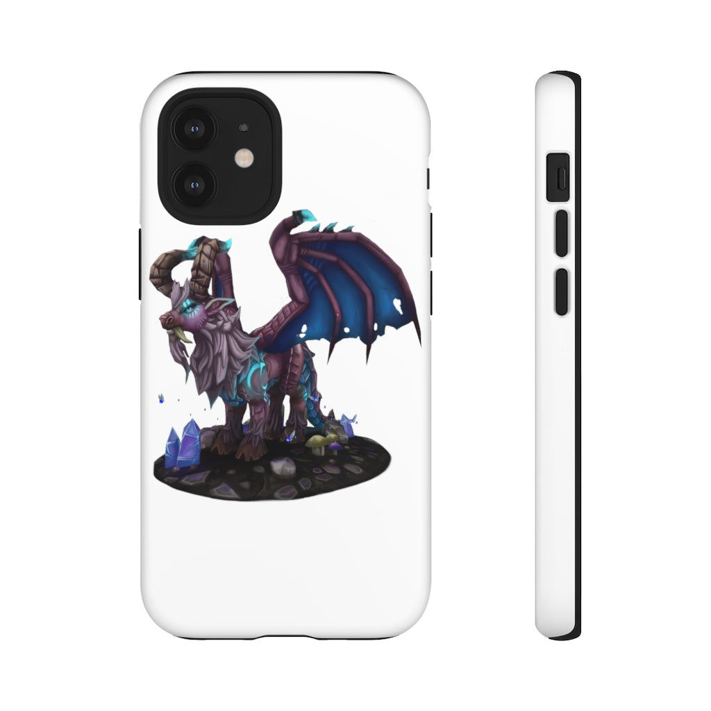 Deviant Dungeon Lurker Tough Case showcasing vibrant design and dual-layer protection for smartphones.