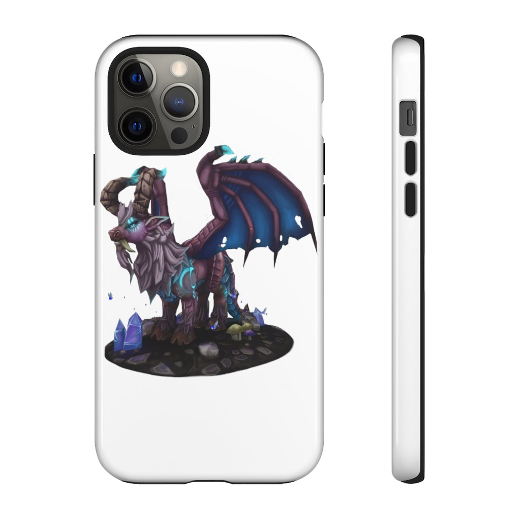 Deviant Dungeon Lurker Tough Case showcasing vibrant design and dual-layer protection for smartphones.