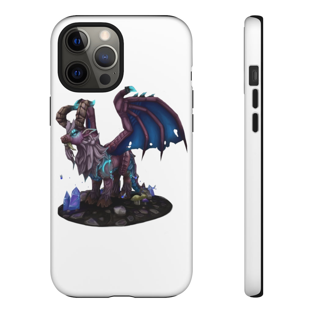 Deviant Dungeon Lurker Tough Case showcasing vibrant design and dual-layer protection for smartphones.