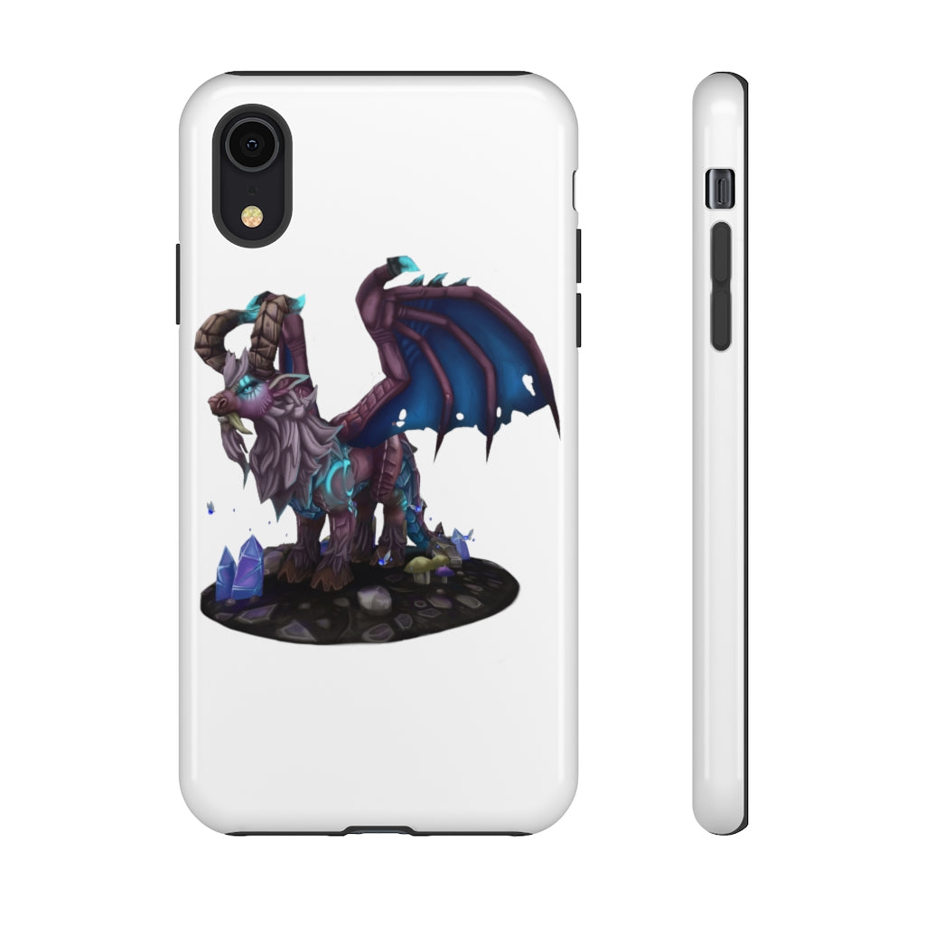 Deviant Dungeon Lurker Tough Case showcasing vibrant design and dual-layer protection for smartphones.